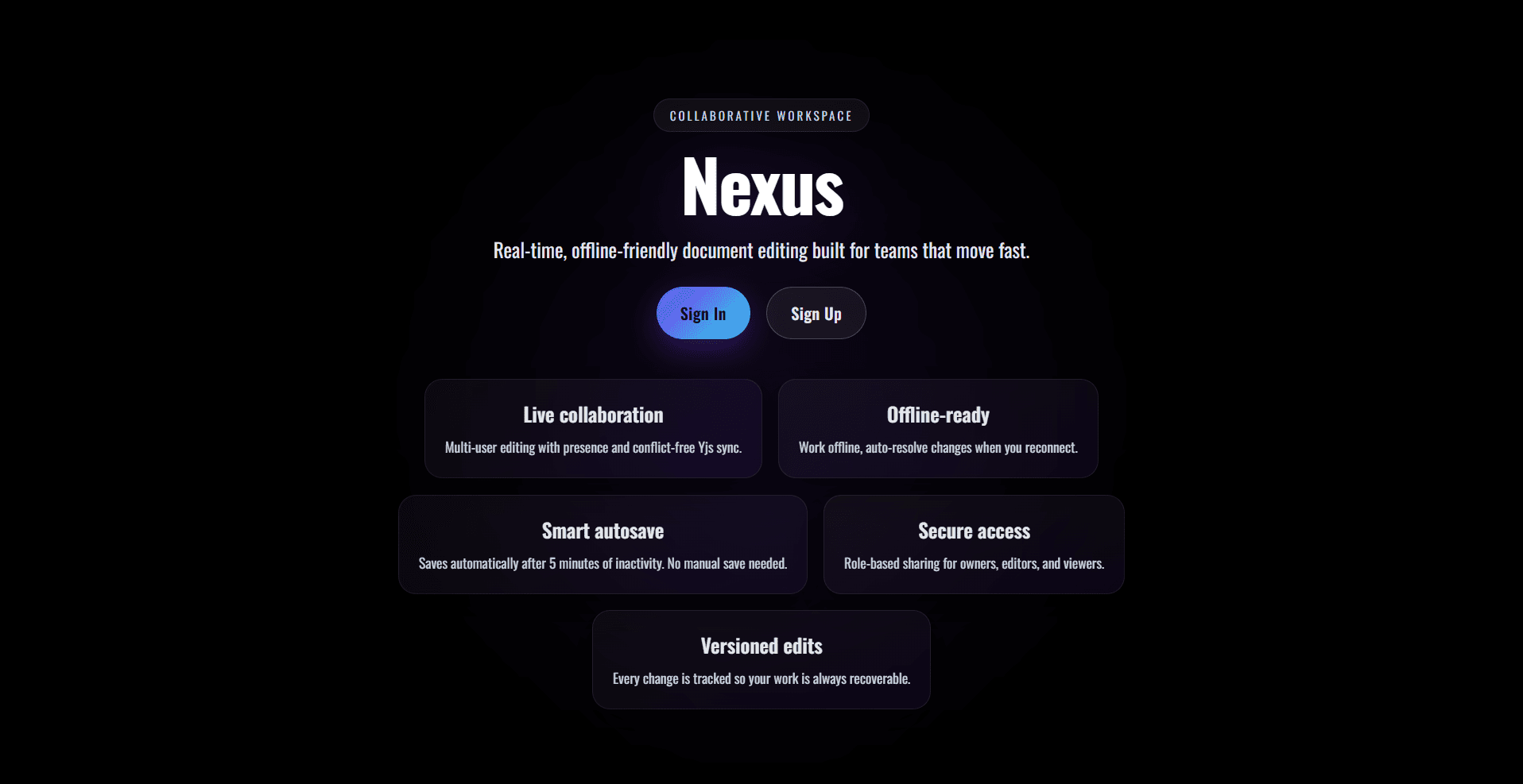 Nexus cover